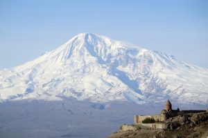 Mount Ararat and Khor Virap Monastery, Armenia