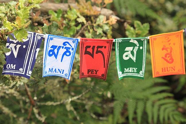 Meaning of prayer flags mantras bhutan