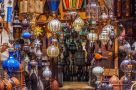 Lights for sale in the souk at Marrakesh