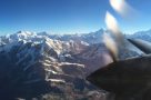 Mountain views from the Everest flight. Image by J.Davies