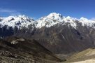 Views from Kyanjin Ri towards Kangja La Phedi