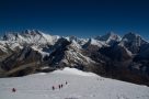 Descent from Mera Peak. Image by J Hughes