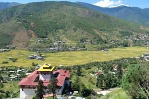 Paro Valley, Bhutan. Image by N Sloman