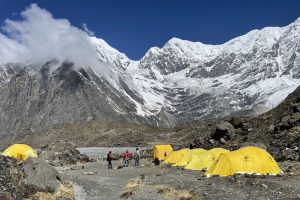 Expedition preparing to climb Annapurna 2