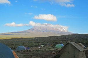 View of Mount Kilimanjaro from Shira Plateau. Image by H Gray