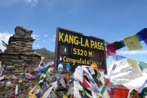 The top of the Kang La Pass