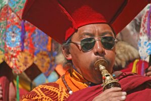 Monk at the Saga Dawa Festival