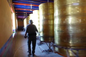 Giant prayer wheels