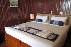 RV Mekong Pandaw stateroom interior. Image by A Palmer