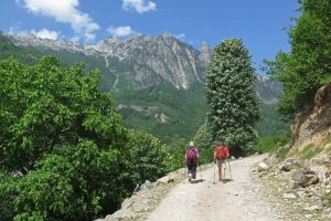 On trek from Valbona to Ceremi