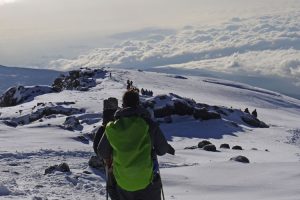 Descent from Mount Kilimanjaro. Image by L Walker