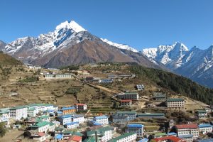 Namche Bazaar. Image by A Raynsford