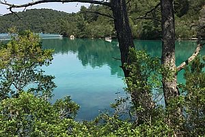 Exploring lakes whilst walking on Mljet