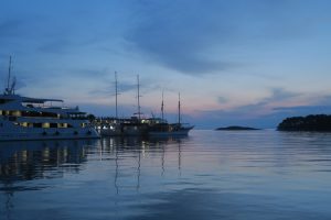 Gorgeous island sunset on Mljet