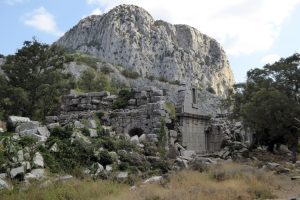 Exploring the ruins at Termessos