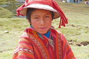 Peruvian boy in Huacahuasi