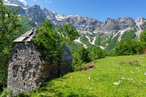 Ruined building in the Valbona Valley