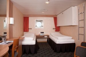 M/S Expedition cabin type - Published prices are based on these Category 2 twin cabins