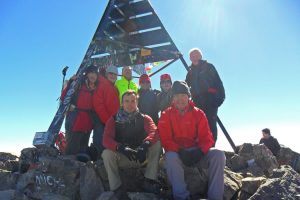 Mount Toubkal summit. Image by M Williams