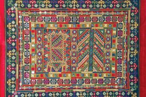 Traditional Rabari textile art frame