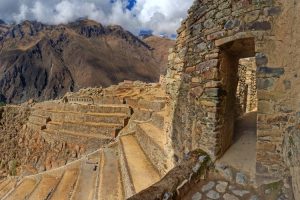 Inca terraces at Ollantaytambo