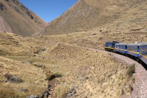 Train ride from Cuzco to Puno