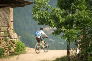 Cycling in Bhutan