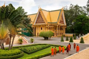 Sightseeing at the Royal Palace, Phomn Penh