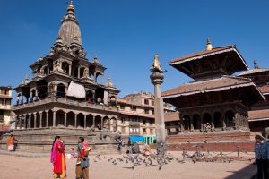 Sightseeing in Durbar Square. Image by A.Harrison
