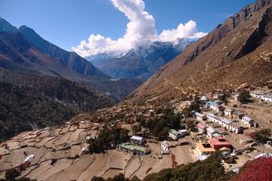 View of Pangboche. Image by  L Walker