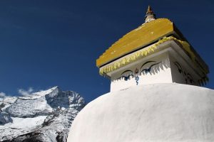 Stupa on trail. Image by S Butler