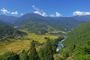 View of Punakha Valley