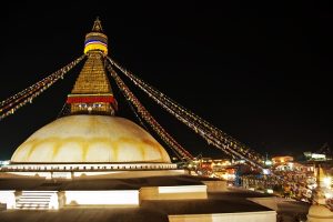 Boudhanath Temple in Kathmandu, Nepal. Image by A Harrison