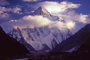 View of K2 from Concordia. Image by J Turner