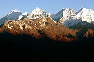 View from Langtang to Ganesh Himal