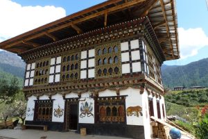 Typical Bhutanese architecture. Image by H Cashdan