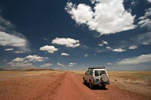 Driving across Tibet by J Turner