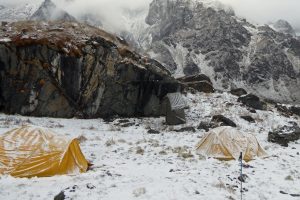 Tents at Thurju campsite
