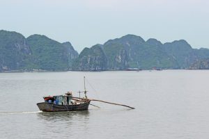 Boat on Ha Long Bay