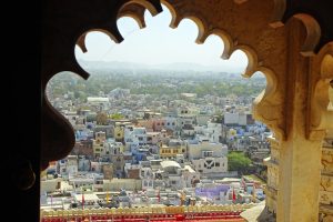 Looking out over Udaipur city. Image by J Leonard