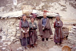 Yak herders at Shey Gompa