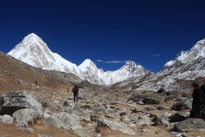 On trek to Lobuche. Image by D Airston