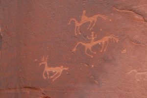 Cave drawings at Canyon de Chelly