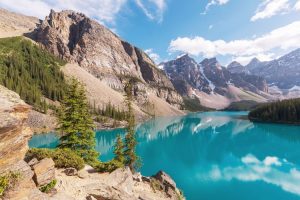 Morraine Lake in Banff National Park