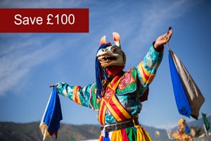 £100 off Bhutan holidays